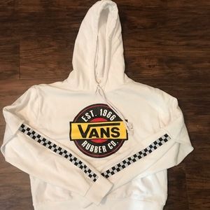 Cropped Vans Hooded Sweatshirt